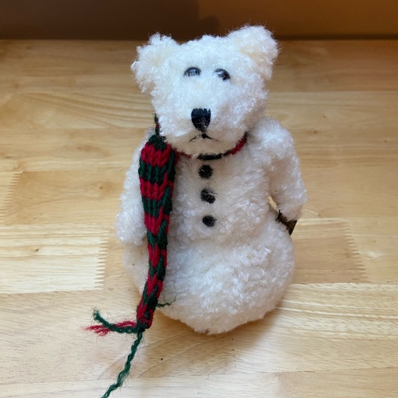 Boyds Bear Snowman with Scarf - Picture 1 of 4